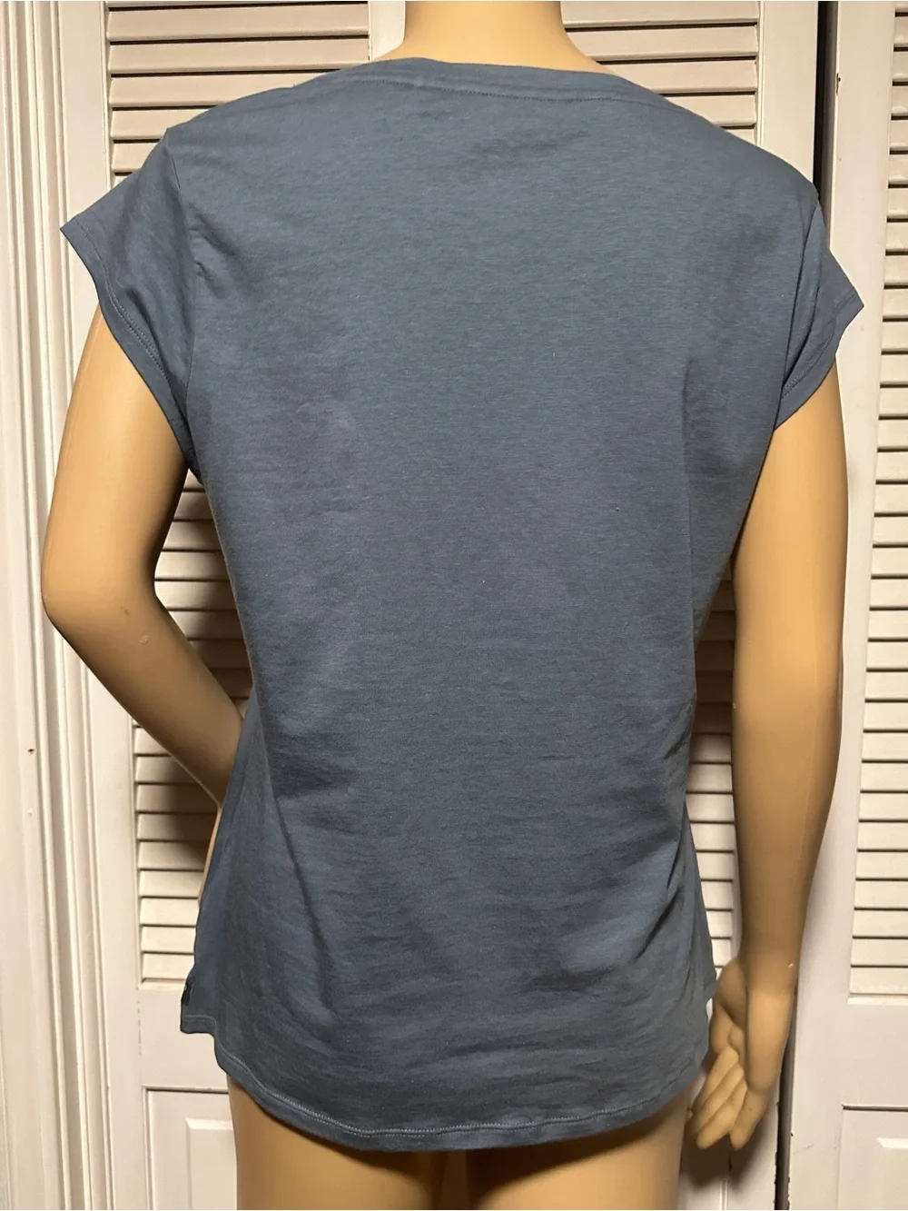 NWT Toad&Co Anza Short Sleeve Shirt Blue Women’s M - Picture 4 of 7